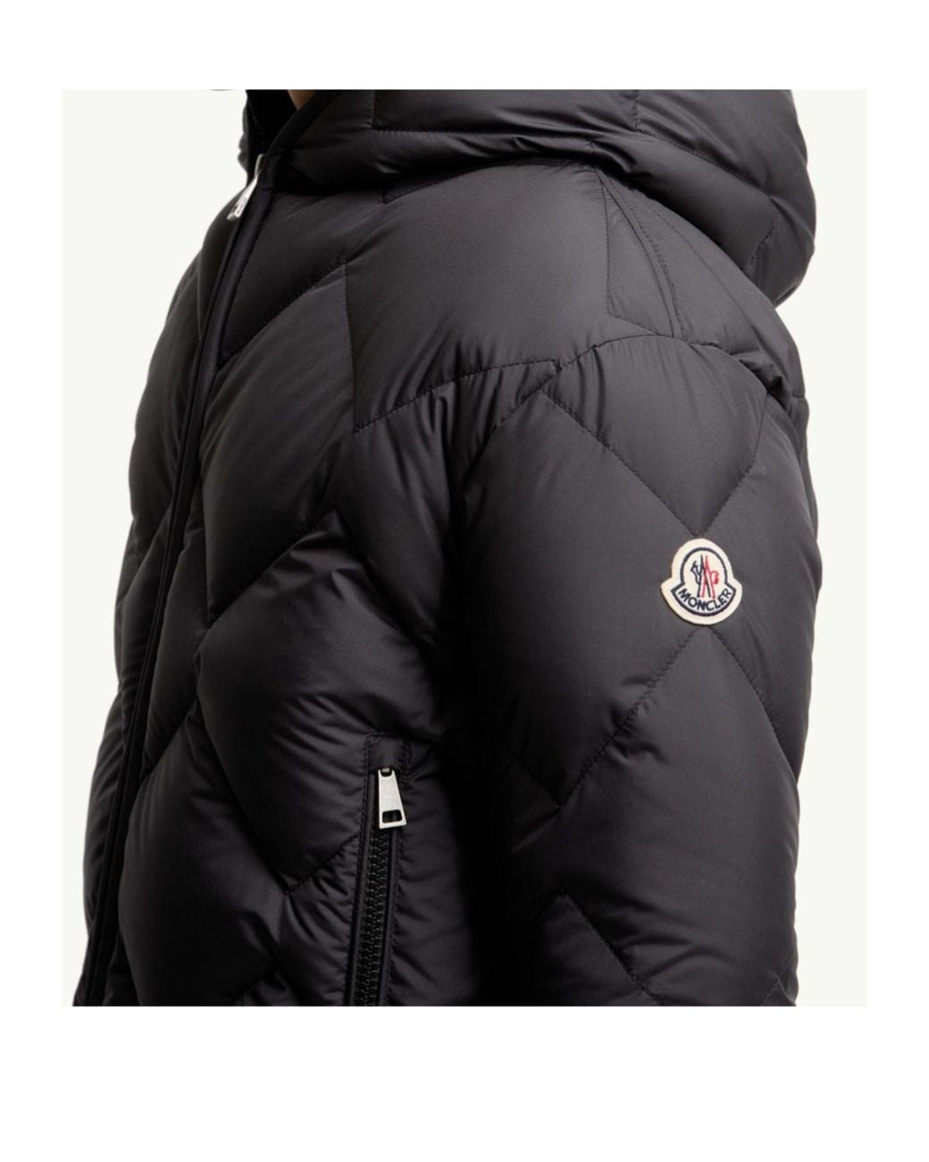 Moncler Black 'arvouinne' Down Jacket