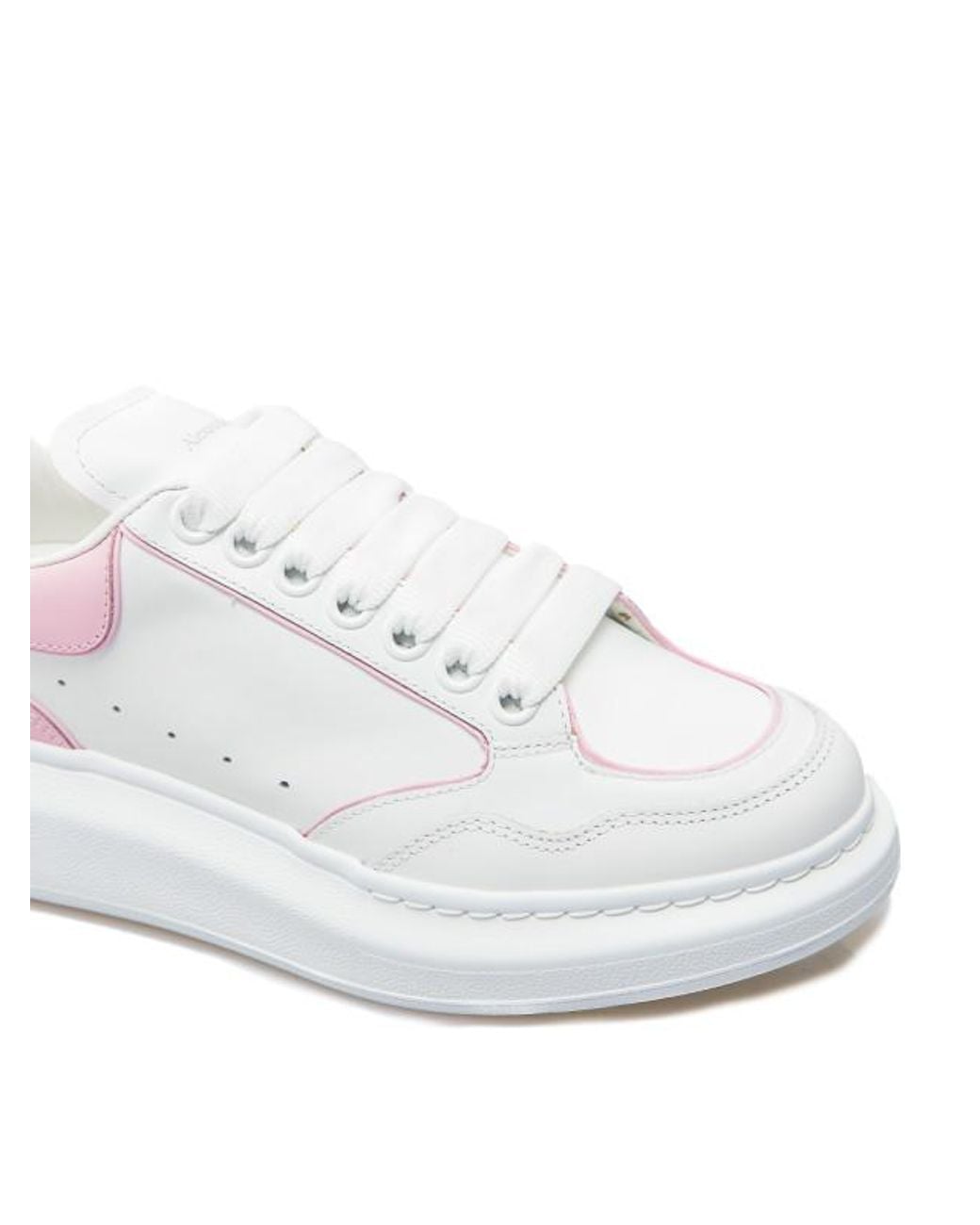 McQueen White Oversized Low-Top Sneakers