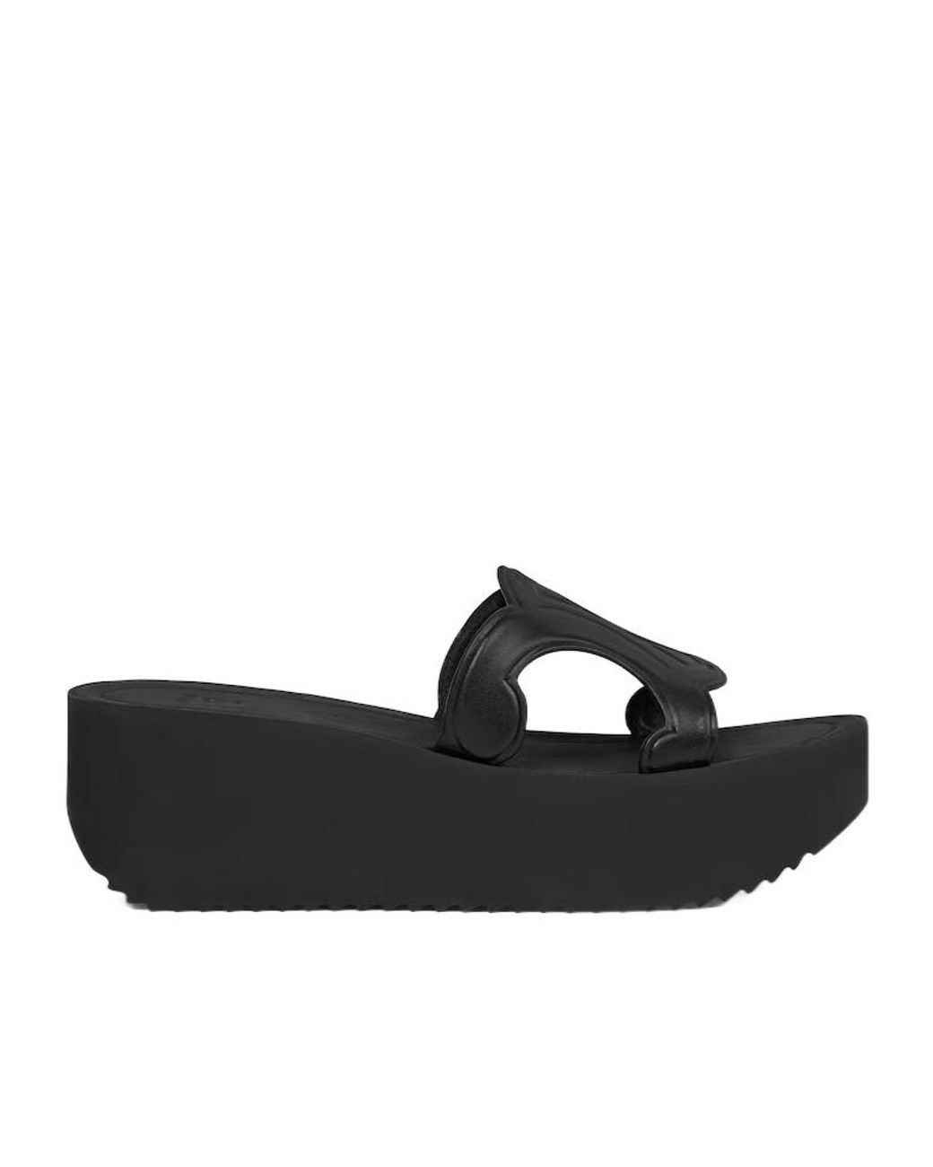 Céline Black Sunny Wedge Mule