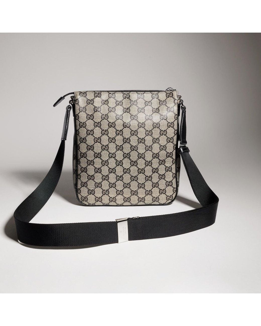 Gucci Black Essence Classic Small Crossbody Bag for men