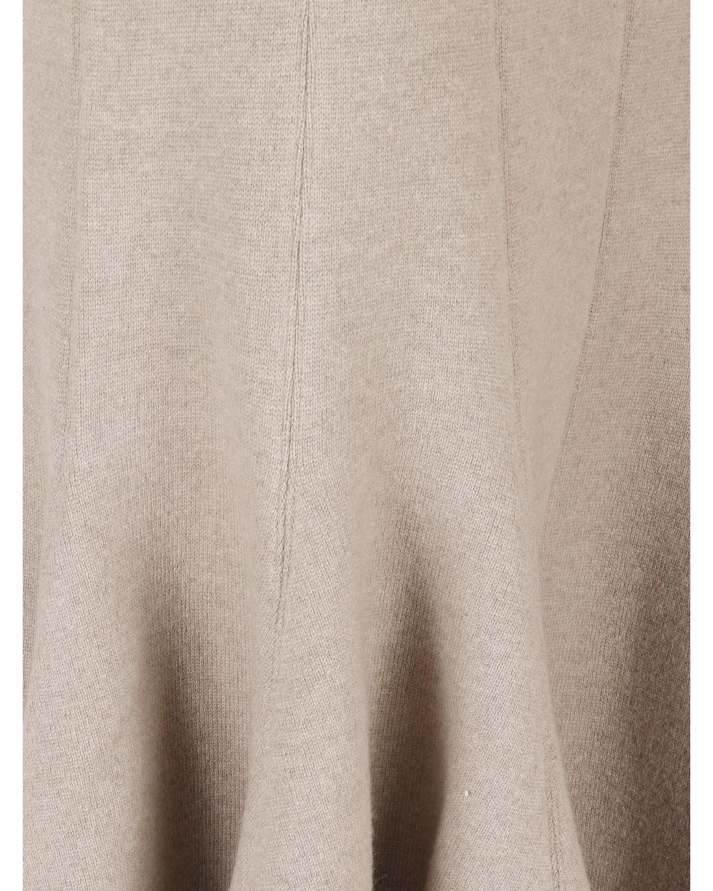 Bottega Veneta Brown Pleated Skirt