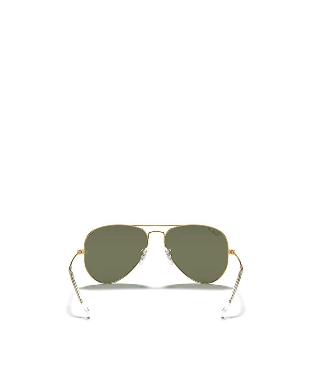 Ray-Ban Aviator Frame Sunglasses in Green for Men | Lyst