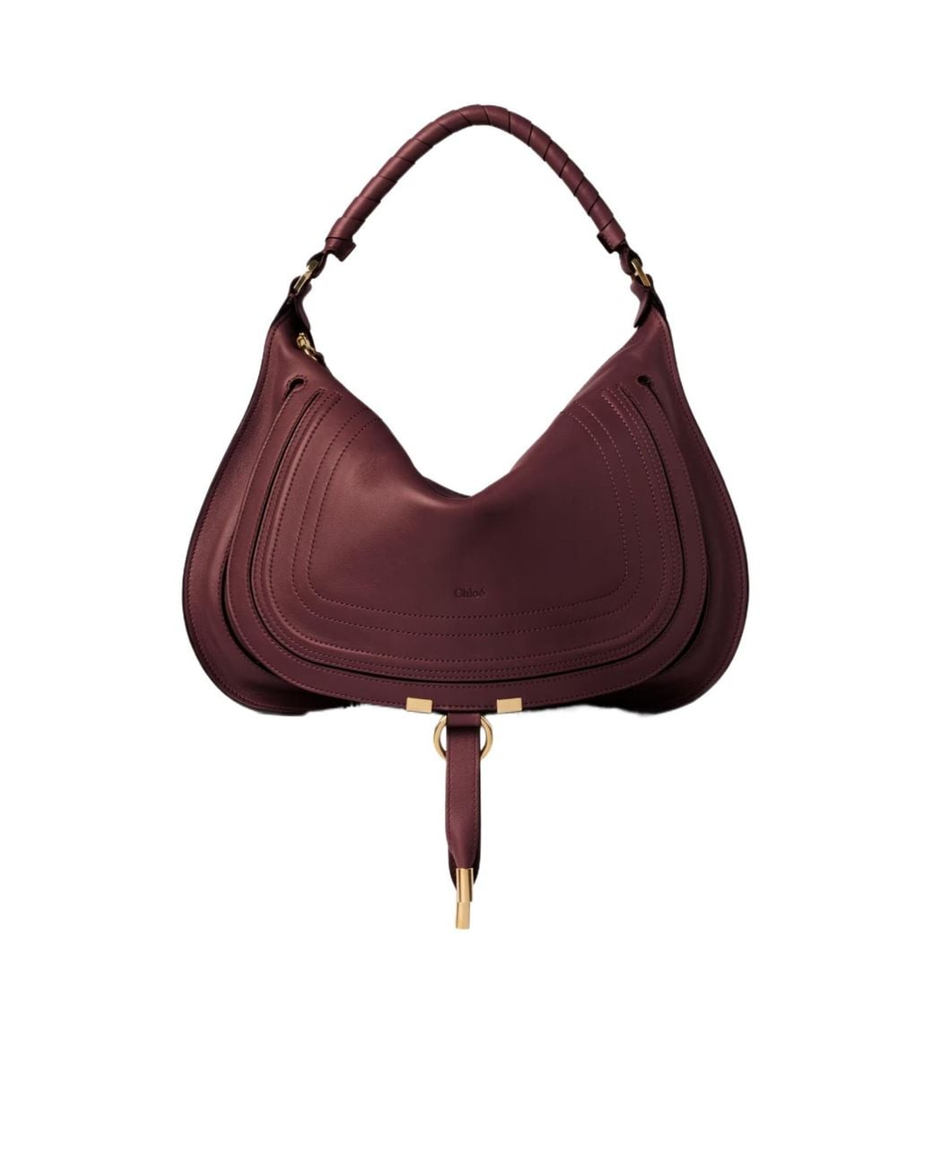 Chloé Red Chloé Marcie Medium Shoulder Bag