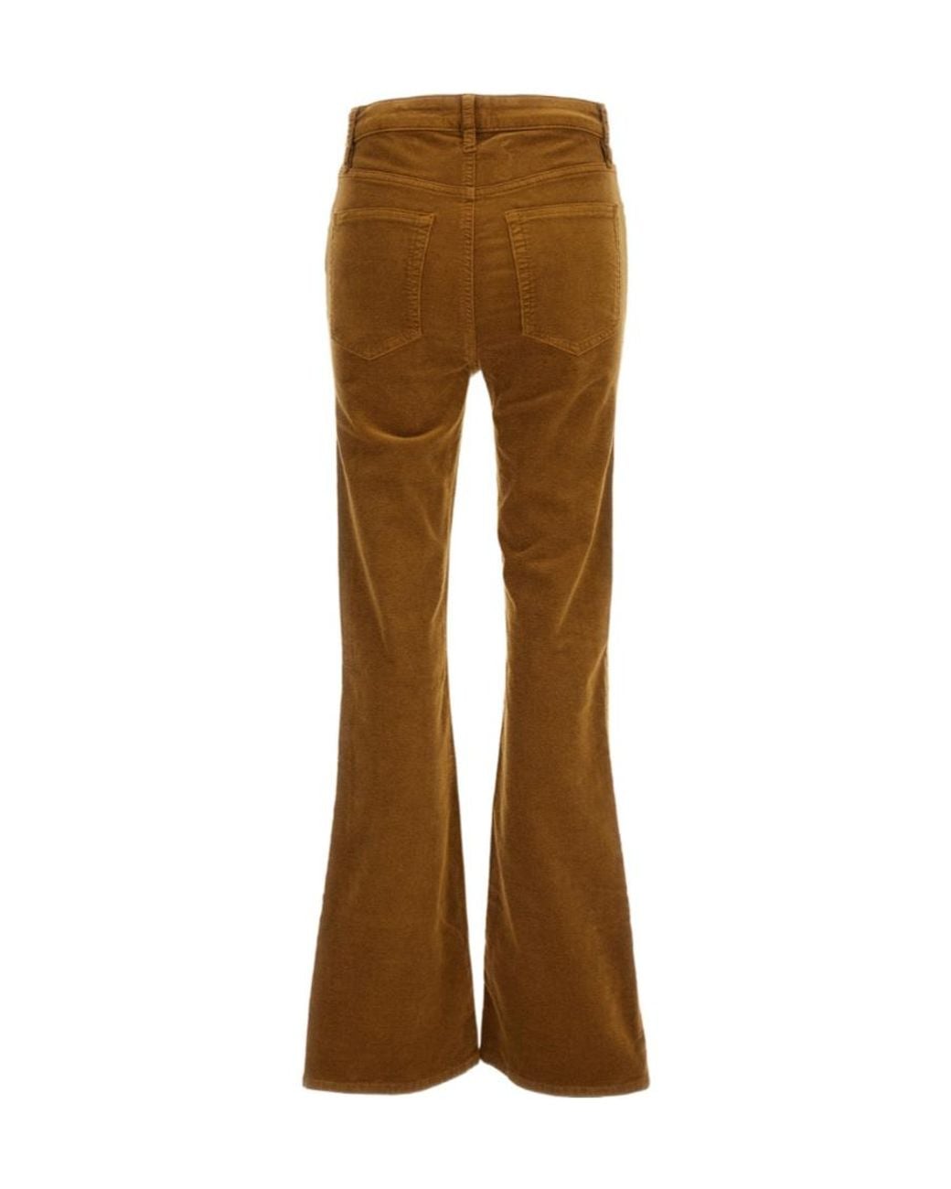 FRAME Brown Flared Corduroy Pants