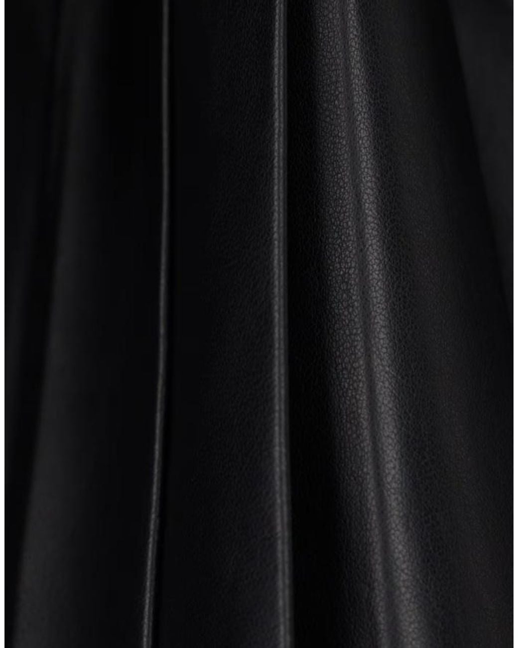 Emporio Armani Black Buckled Pleated Mini Skirt