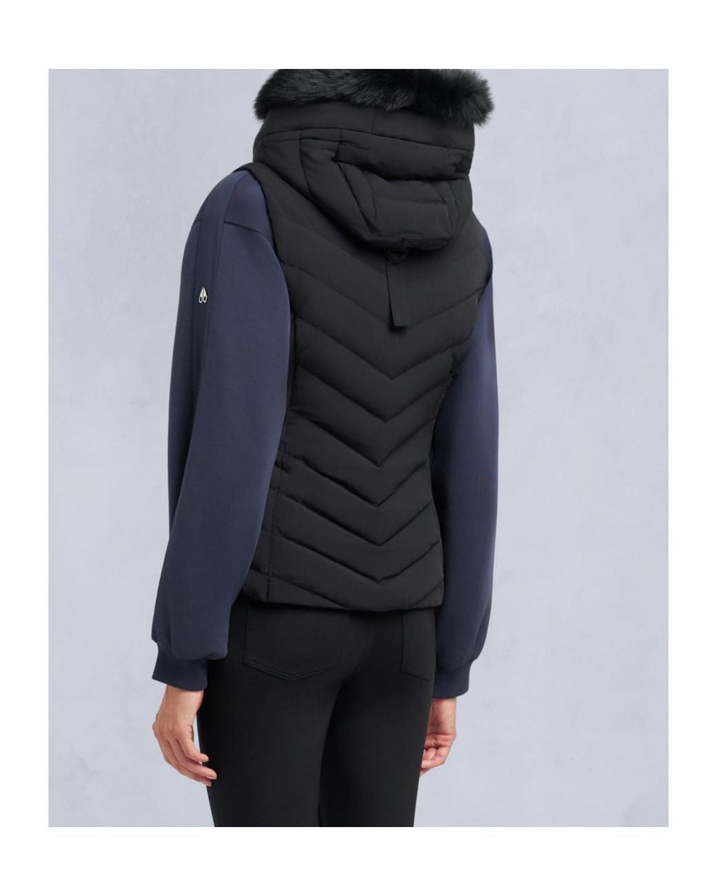Moose Knuckles Black Elora Cotton Vest