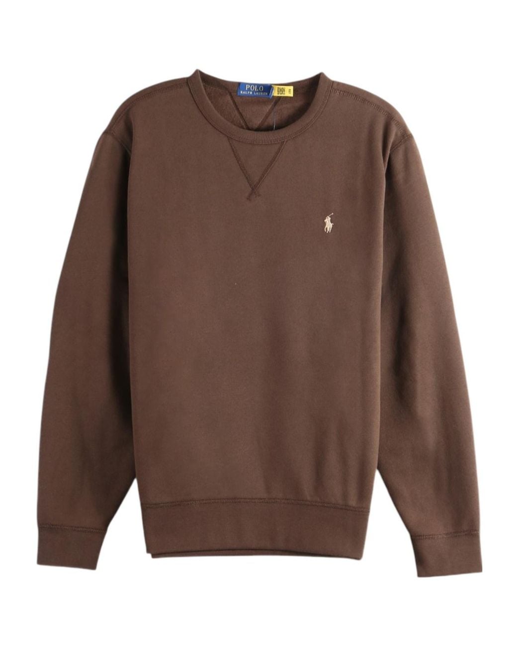 Polo Ralph Lauren Brown Long-Sleeve Crew-Neck Sweatshirt for men