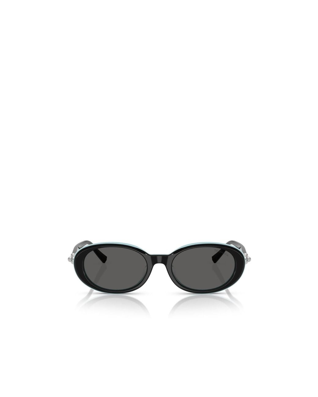 Tiffany & Co White Oval Frame Sunglasses