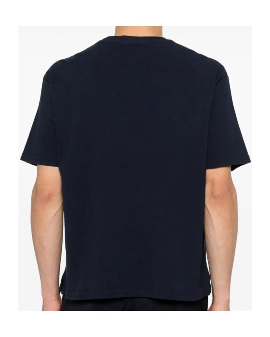 Roberto Collina Blue Short-Sleeved T-Shirt for men