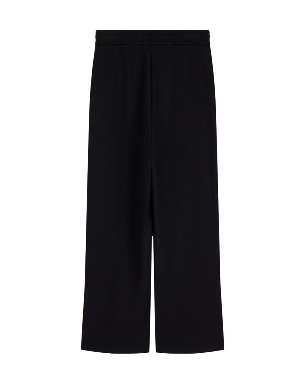 ARMANI EXCHANGE Black Logo-Embroidered Track Pants