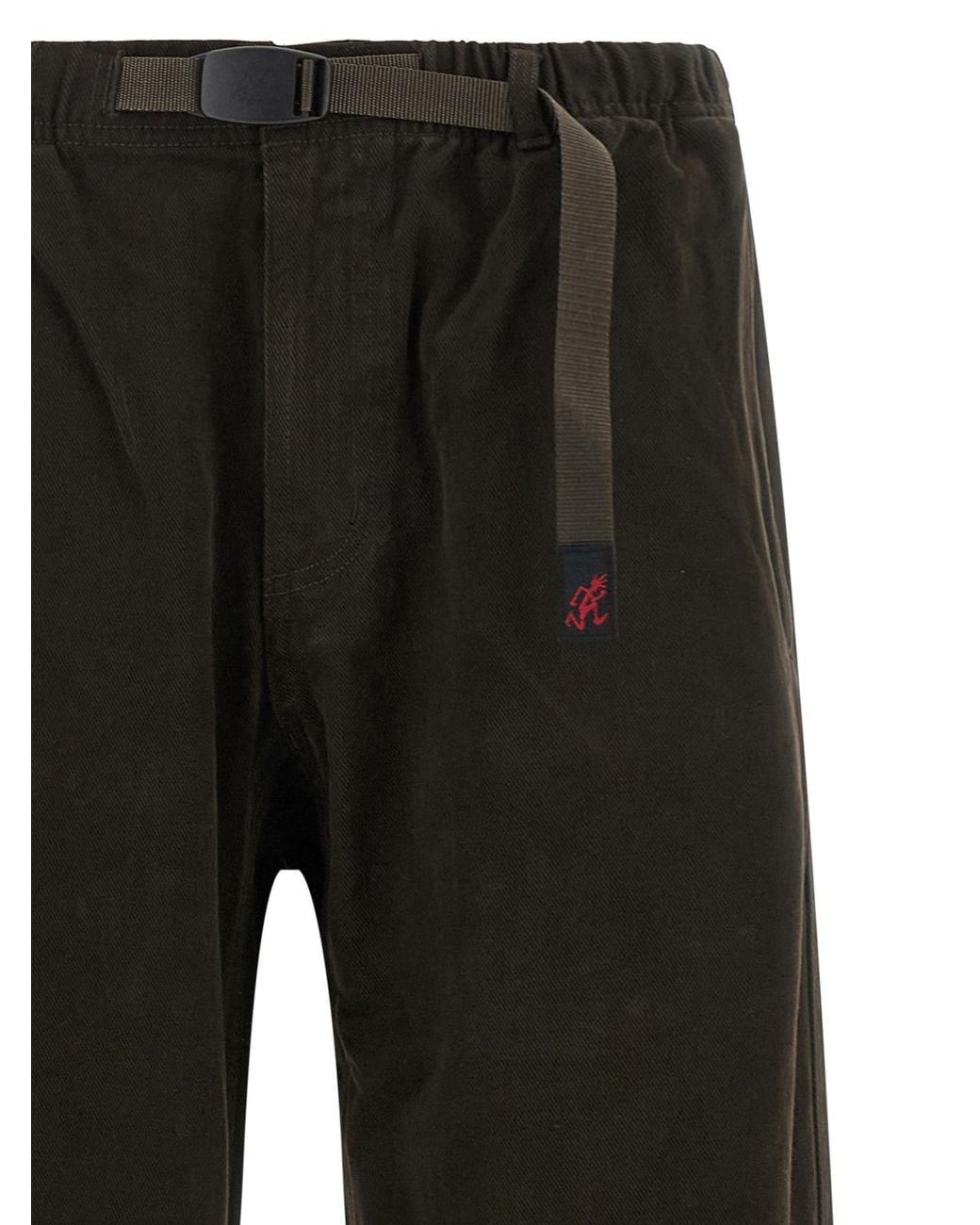 Gramicci Black Winter Twill Classic Straight-Leg Pants for men