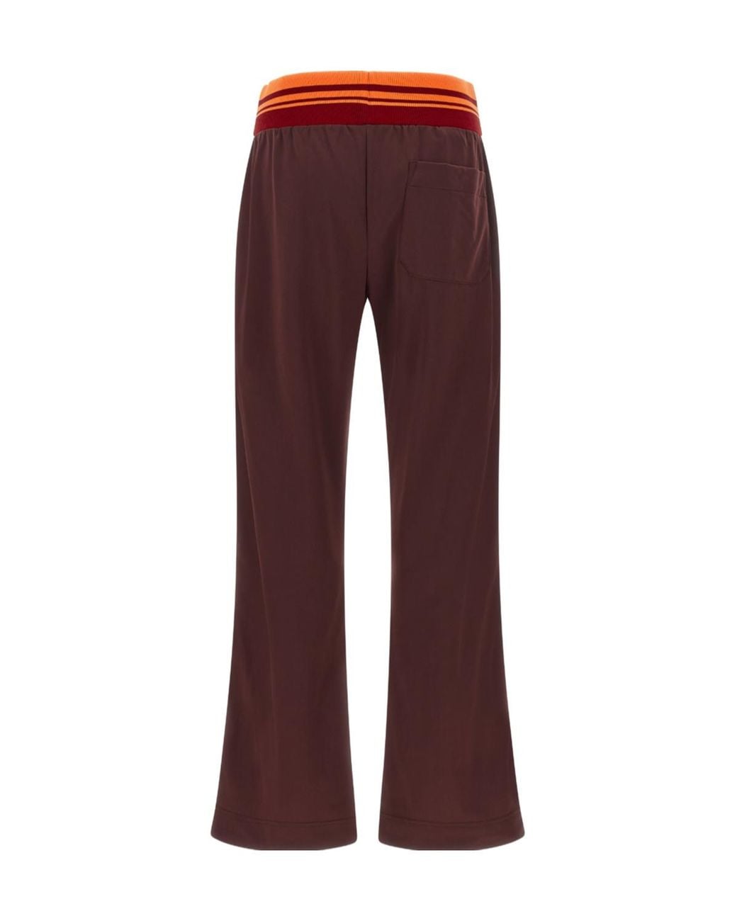 Dries Van Noten Red Jersey Track Pants