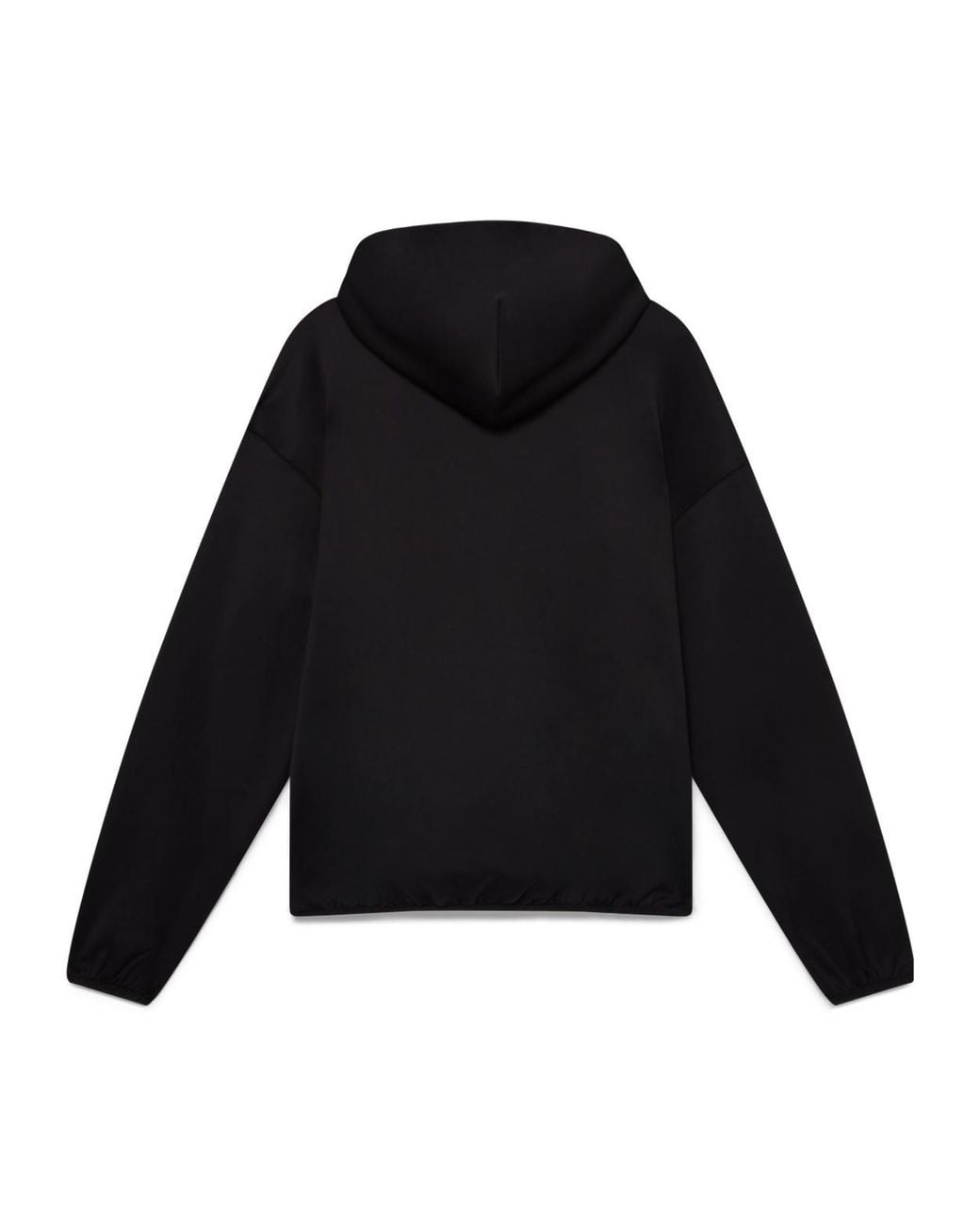 Casablanca Black Oversized Panelled Hooded Sweatshirt for men