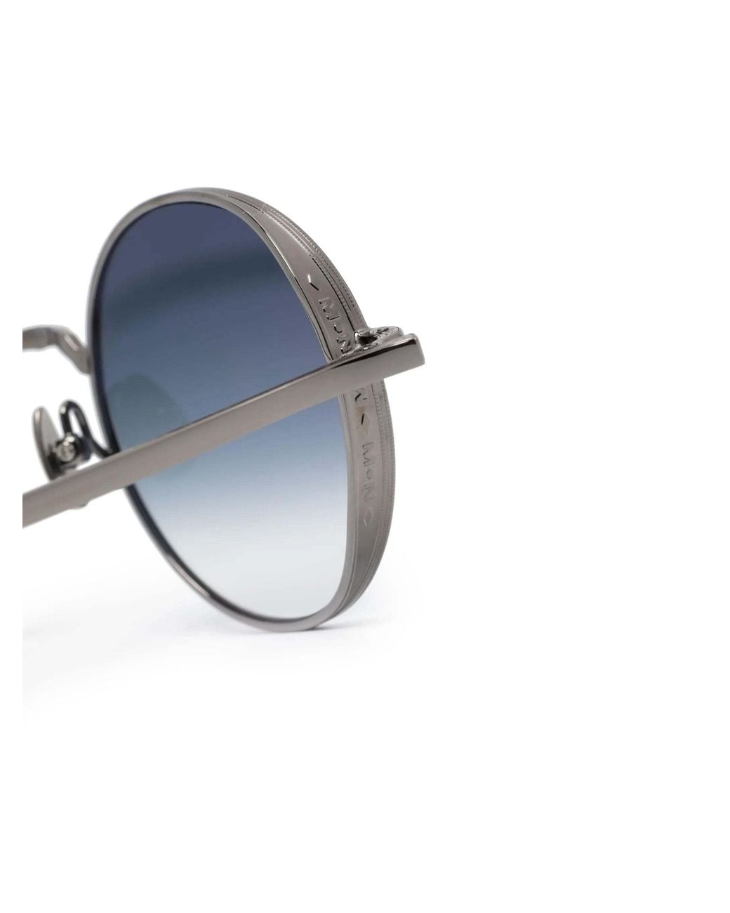 Matsuda Blue Round Sunglasses for men