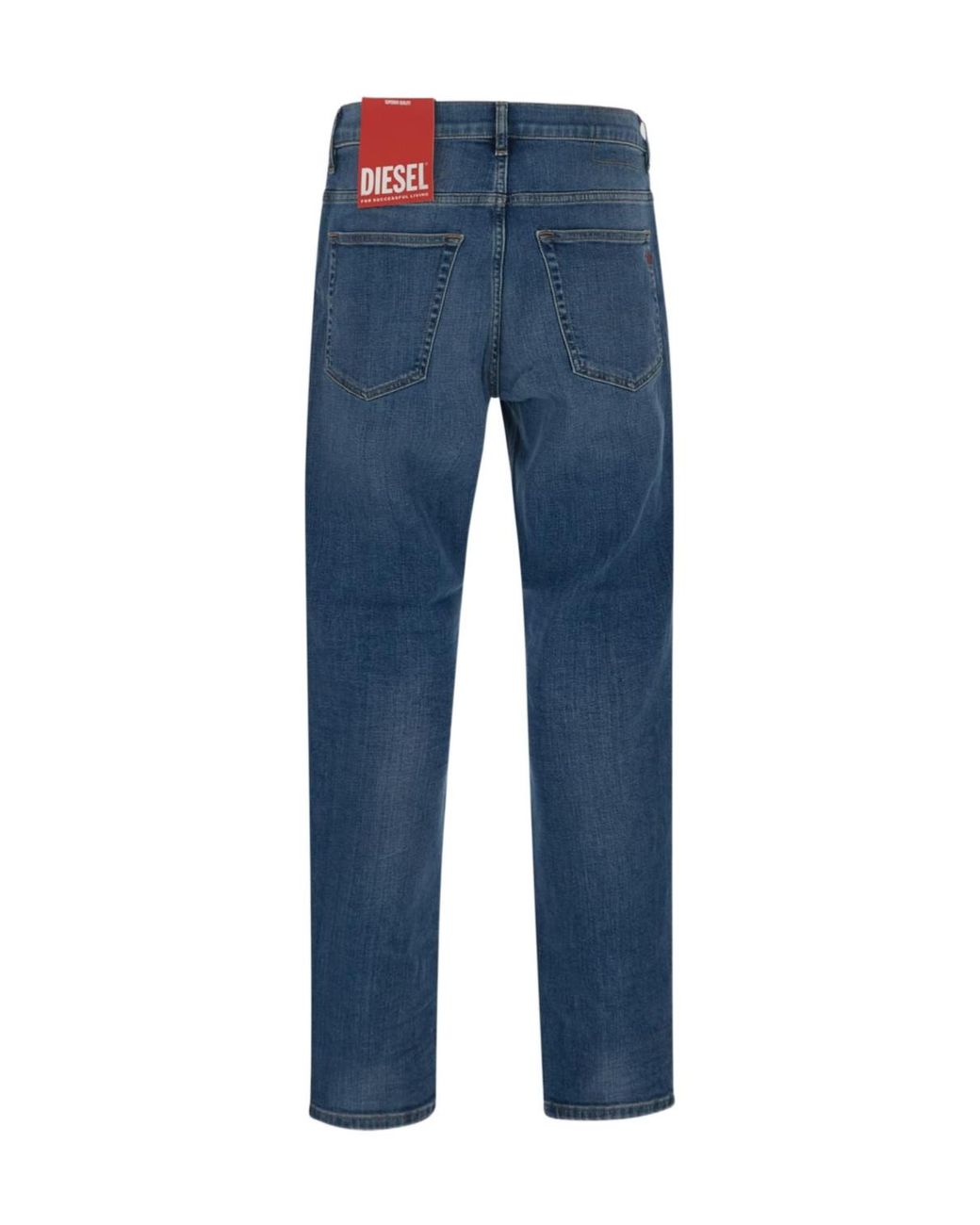 DIESEL Blue Slim-Fit Straight-Leg Jeans for men