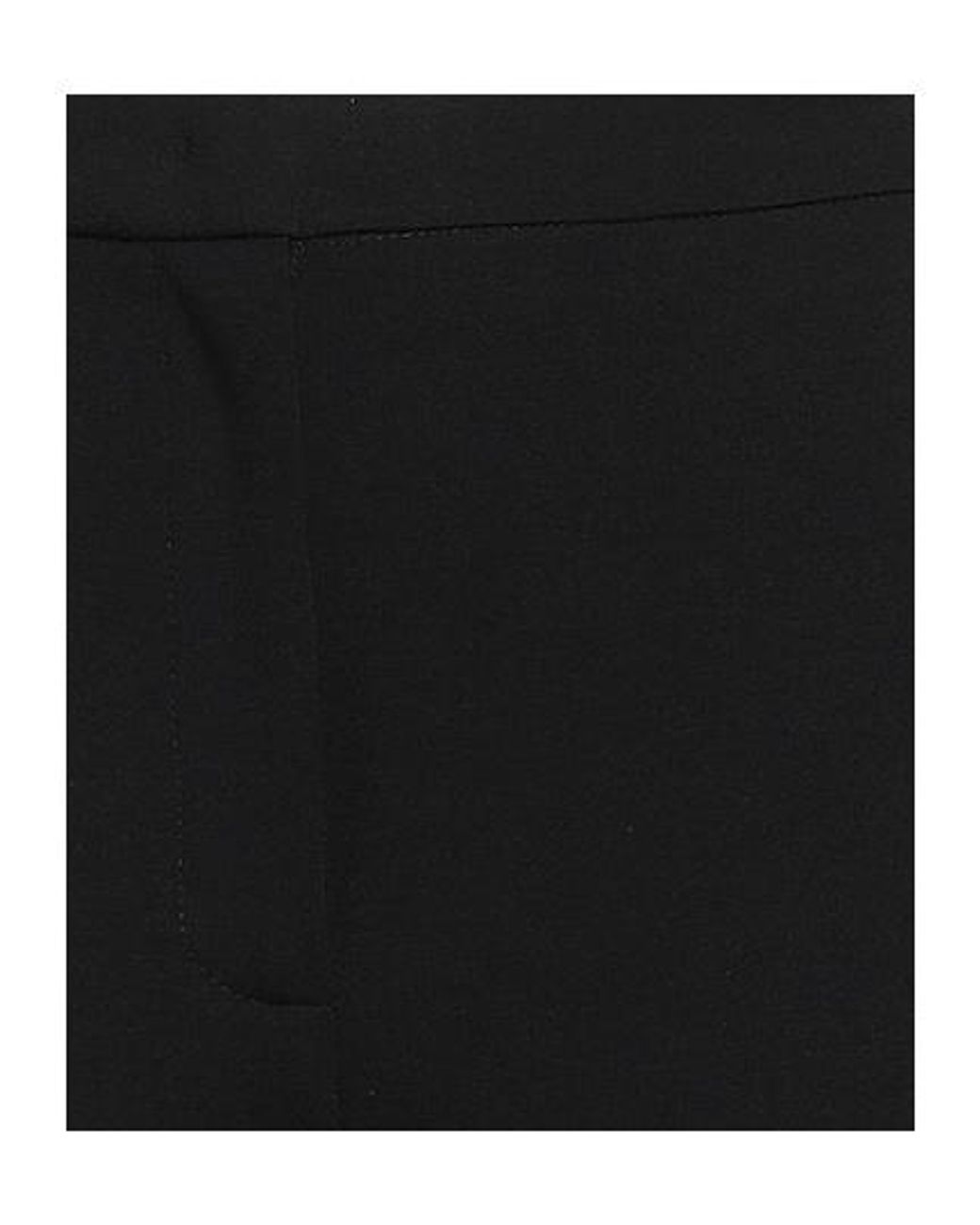 Max Mara Black Stretch Cuffed Trousers