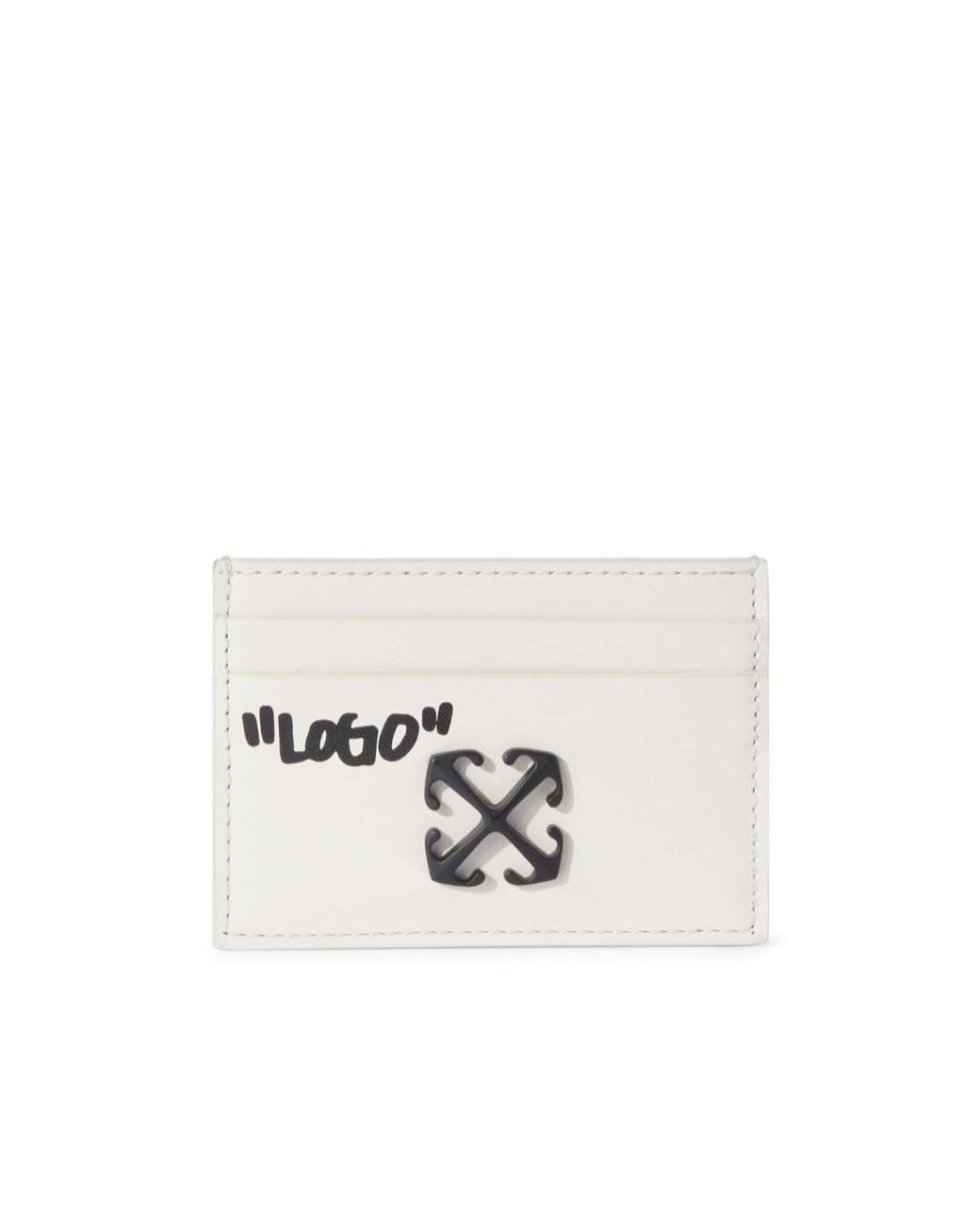 Off-White c/o Virgil Abloh White Jitney Quote Card Holder