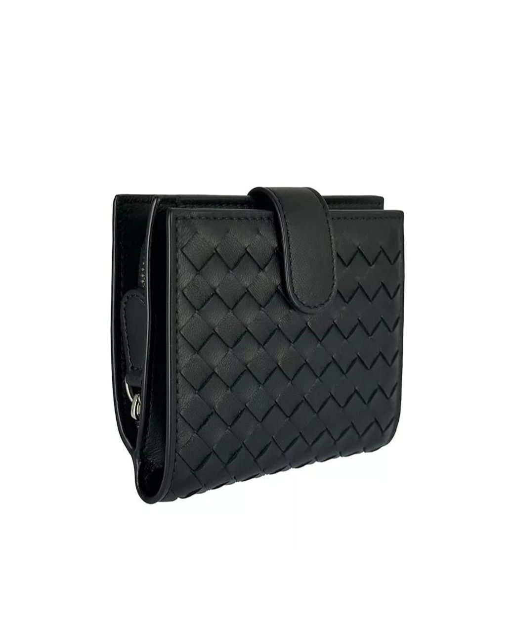 Bottega Veneta Black Logo Wallet