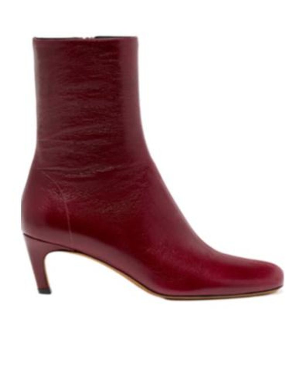 Proenza Schouler Red Leather Ankle Boots