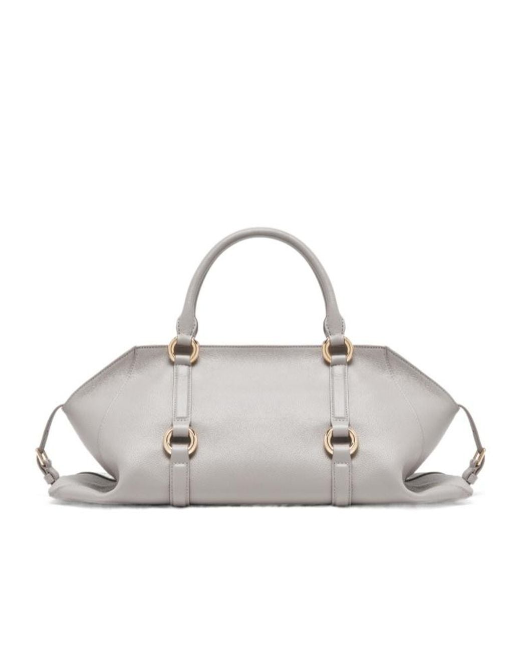 McQueen Metallic Farringdon Medium Tote Bag