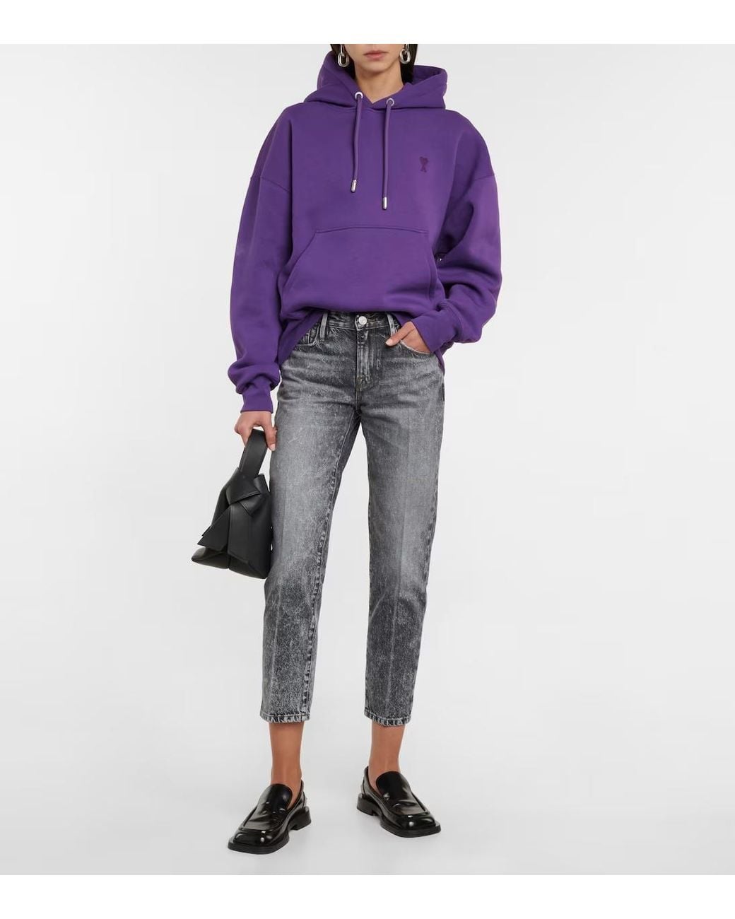 FRAME Gray Belt-Loop Jeans