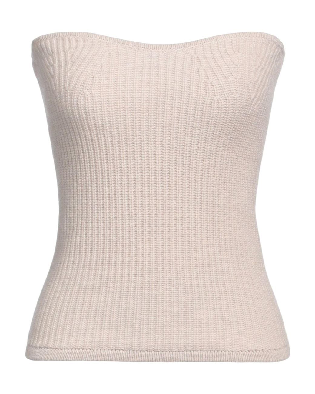 Isabel Marant Pink Strapless Knitted Vest