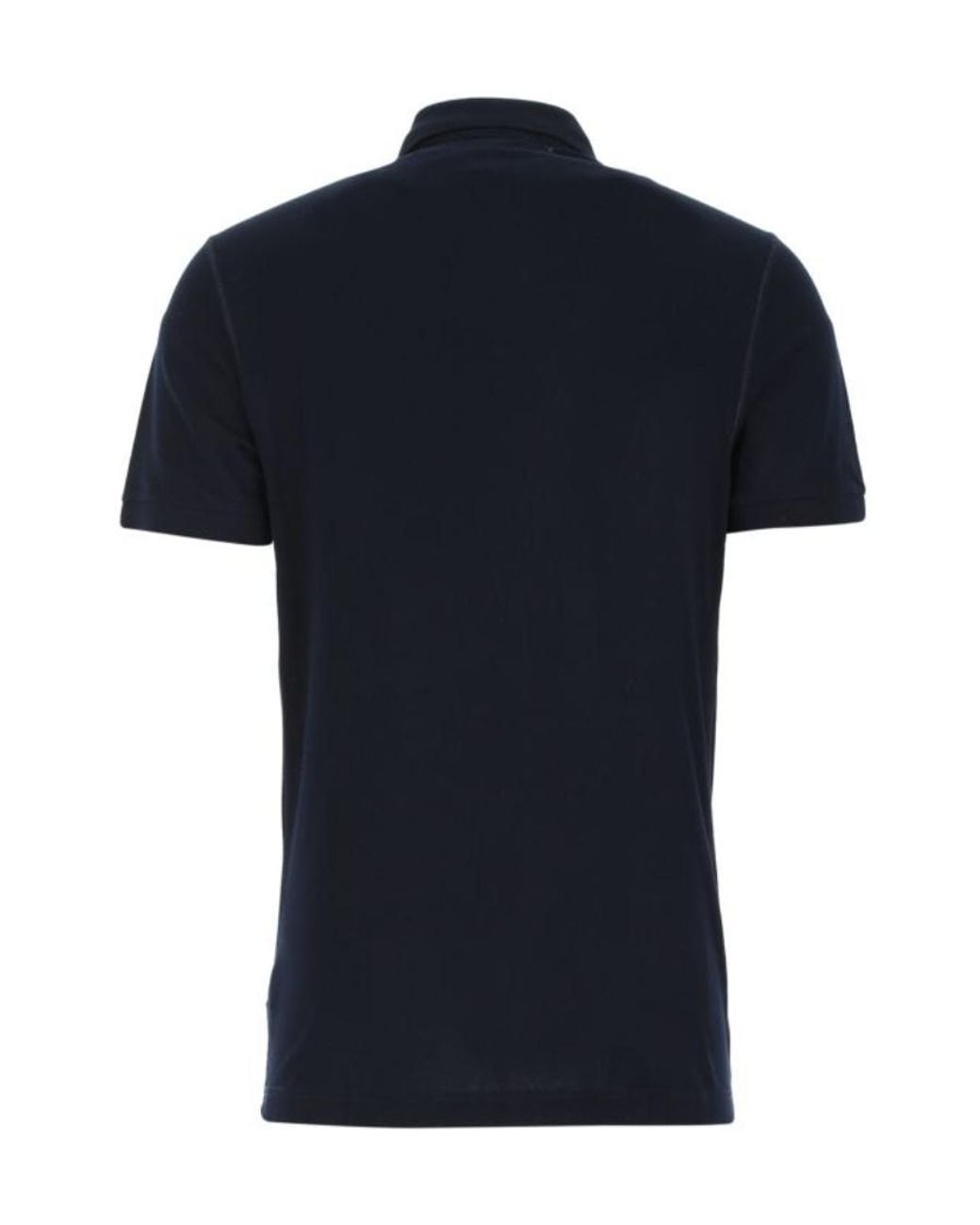 Dolce & Gabbana Black Logo Patch Polo Shirt for men