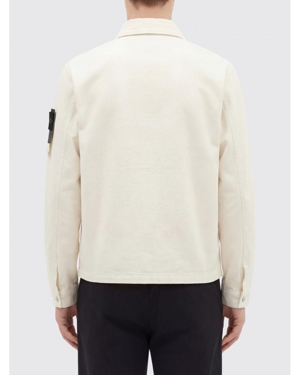 Stone Island Natural Bull Denim Tc Jacket for men