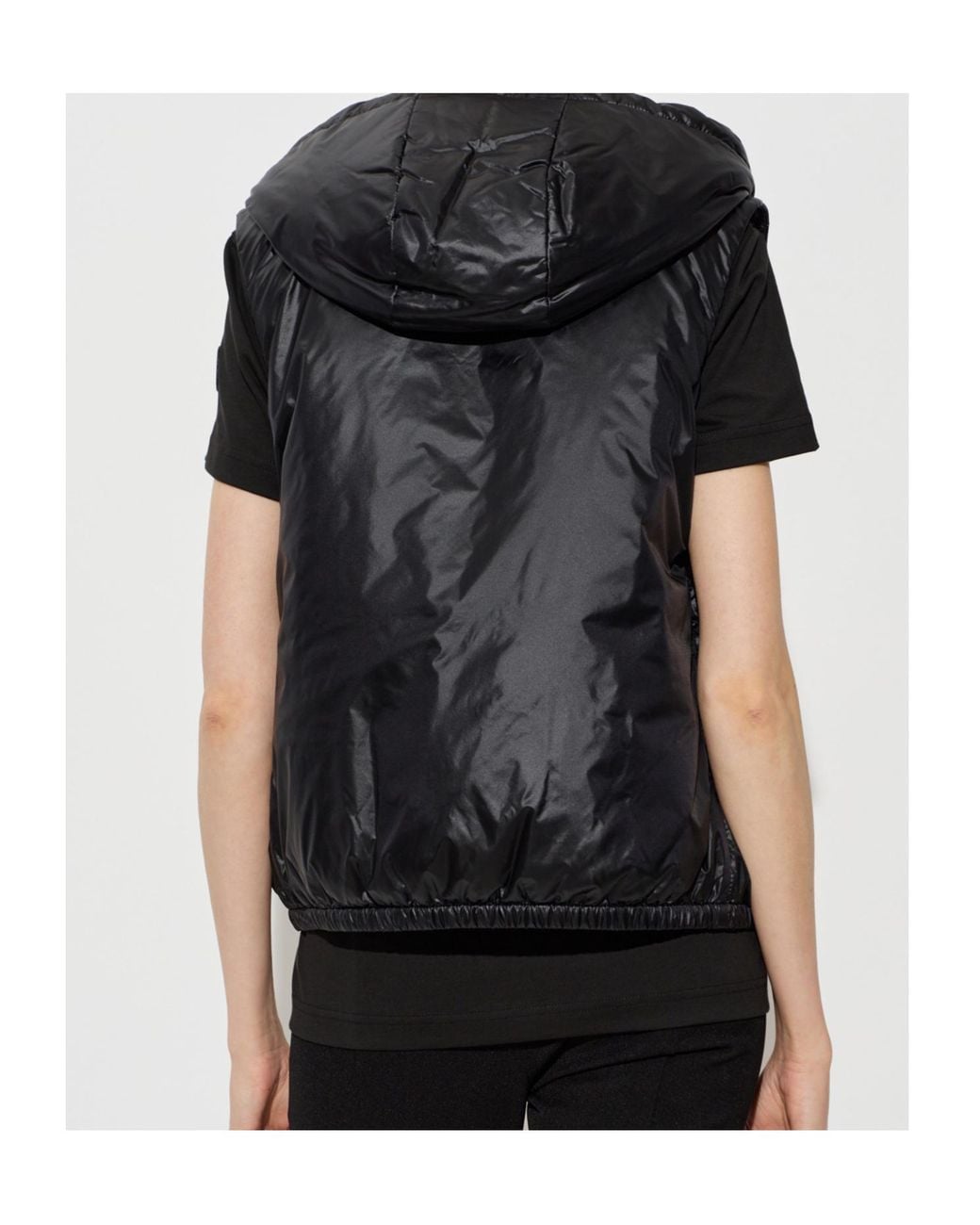 Moncler Black Lansette Quilted Vest