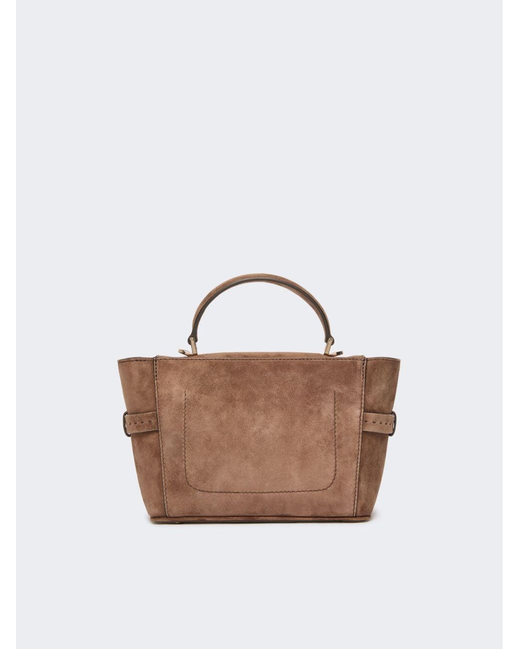 Max Mara Brown Flap Shoulder Bag