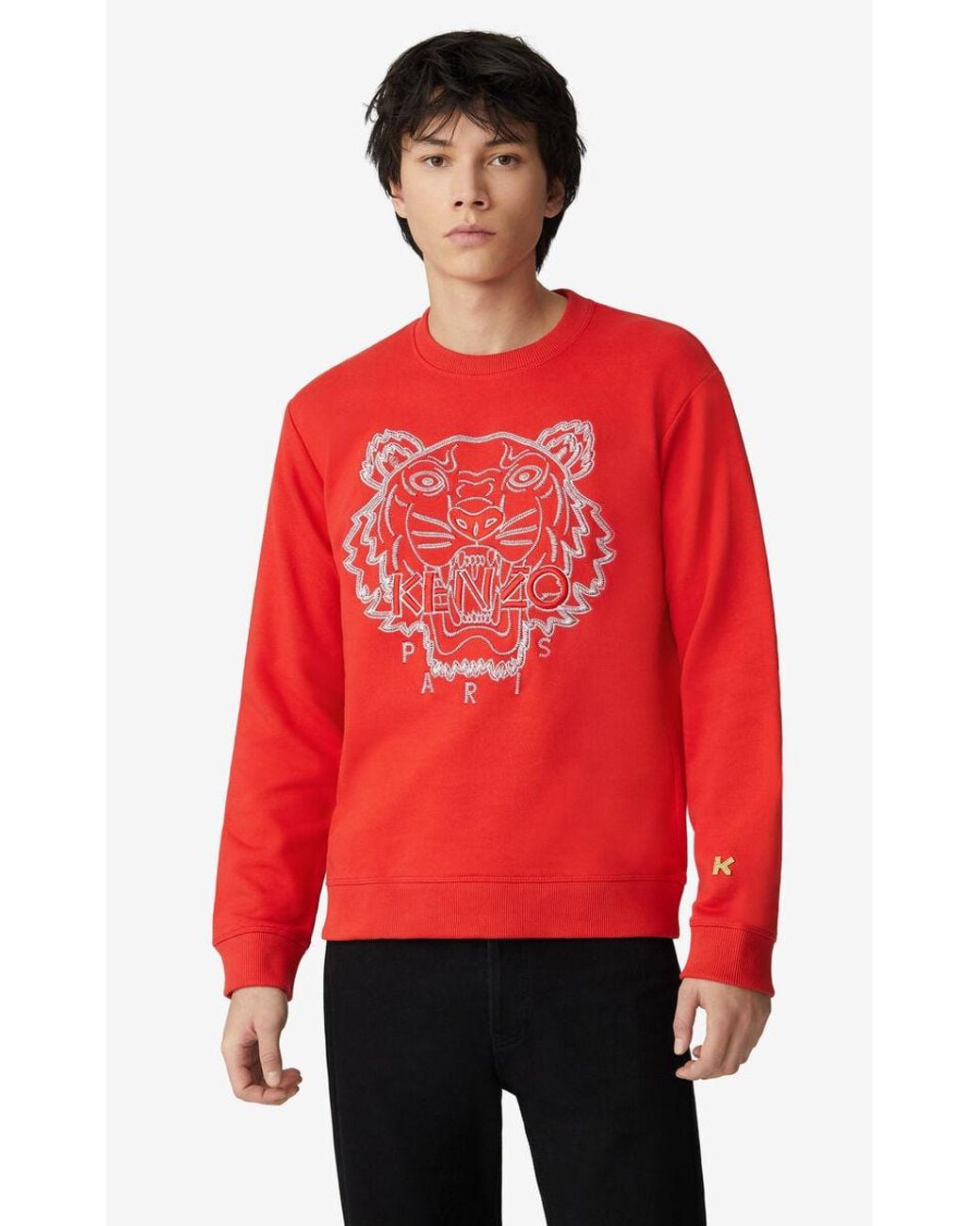 KENZO Tiger Embroidered Sweatshirt for men
