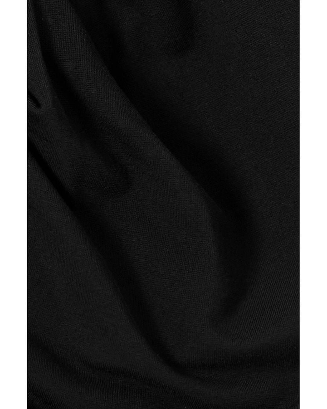 Jacquemus Black Long-Sleeve Cropped Top