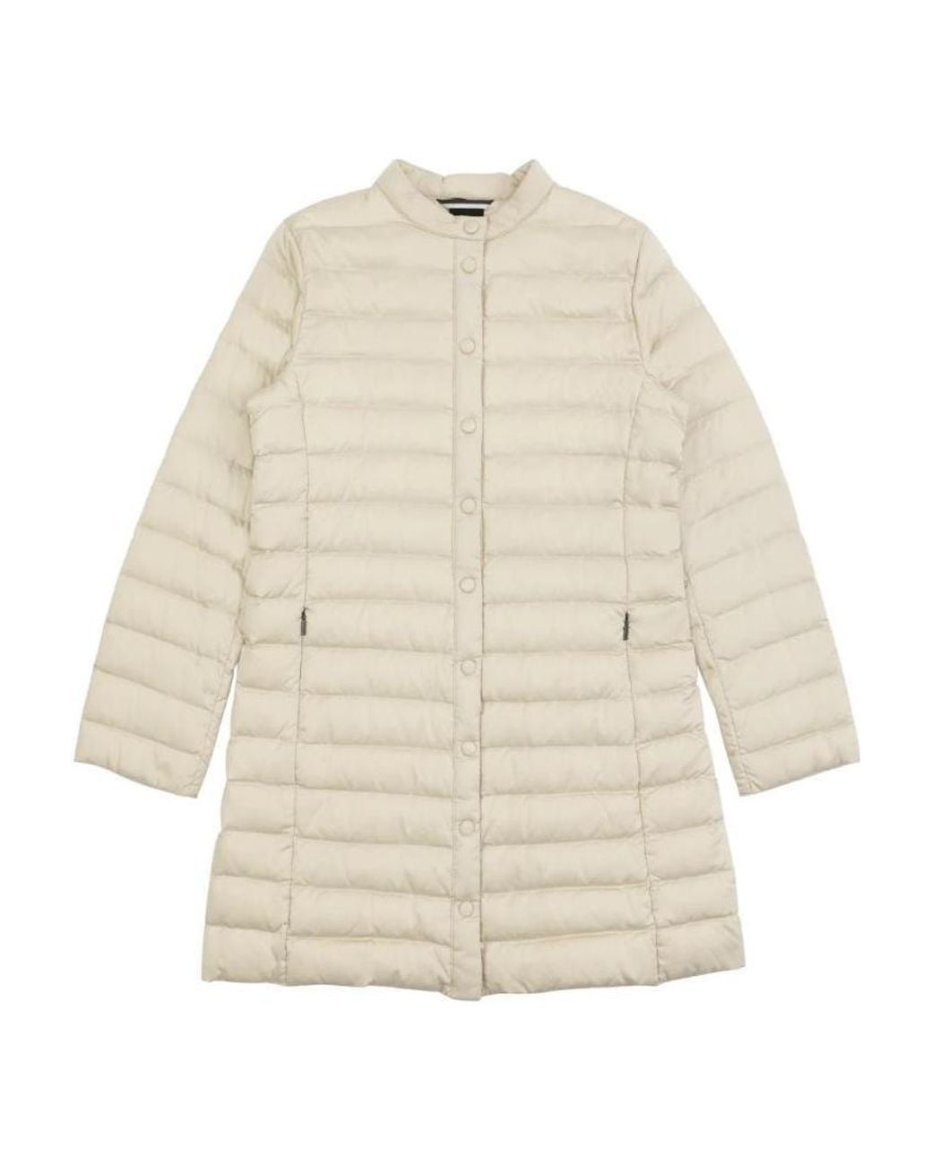 Weekend by Maxmara Natural Logo Quilted Down Jacket