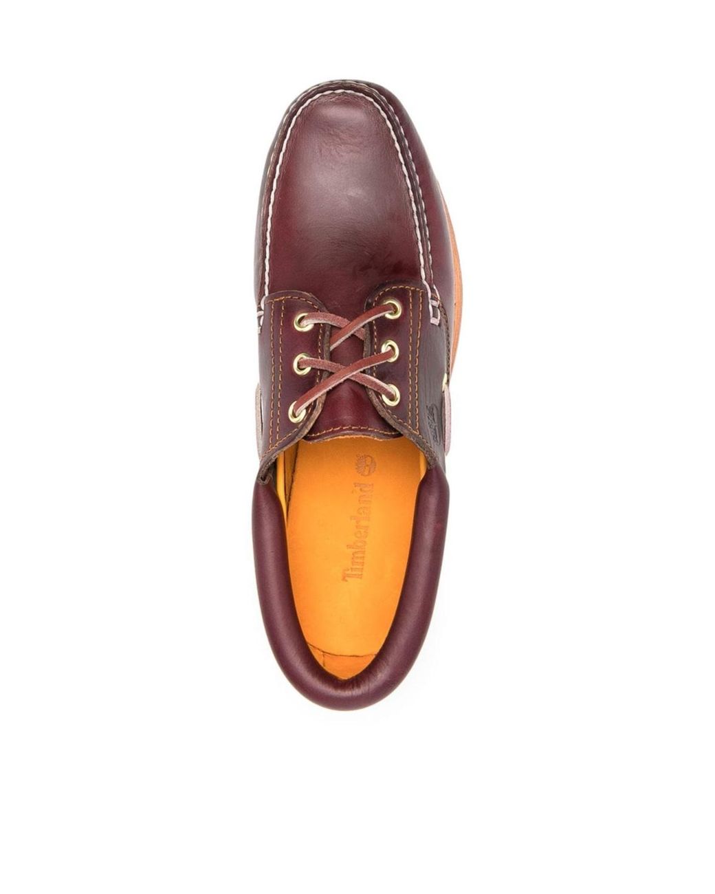 Timberland Brown Authentics 3-Eye Boat Shoes for men