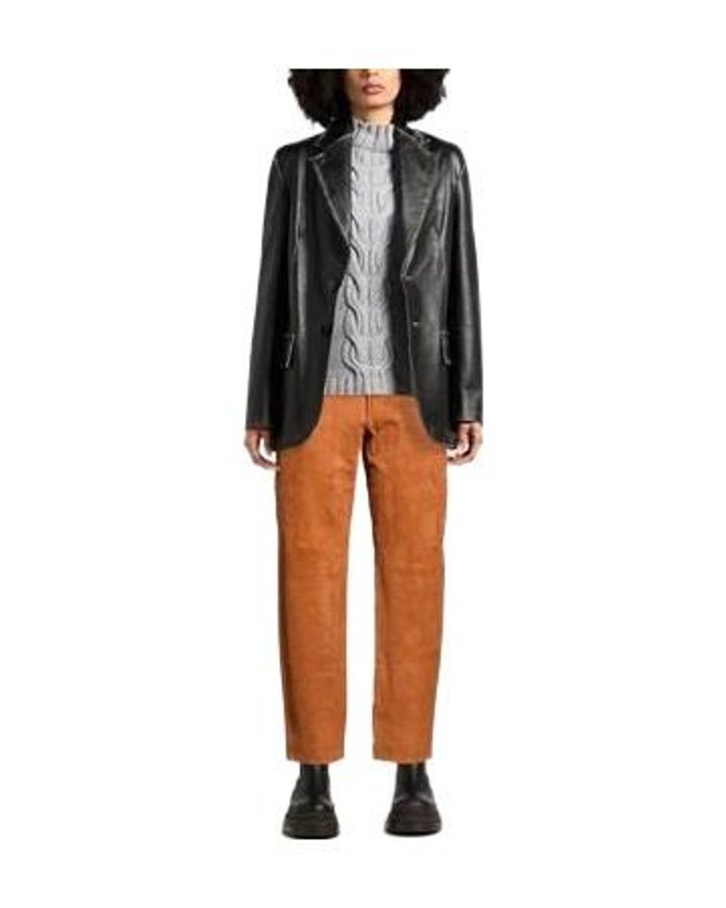 Isabel Marant Orange High Waist Pants