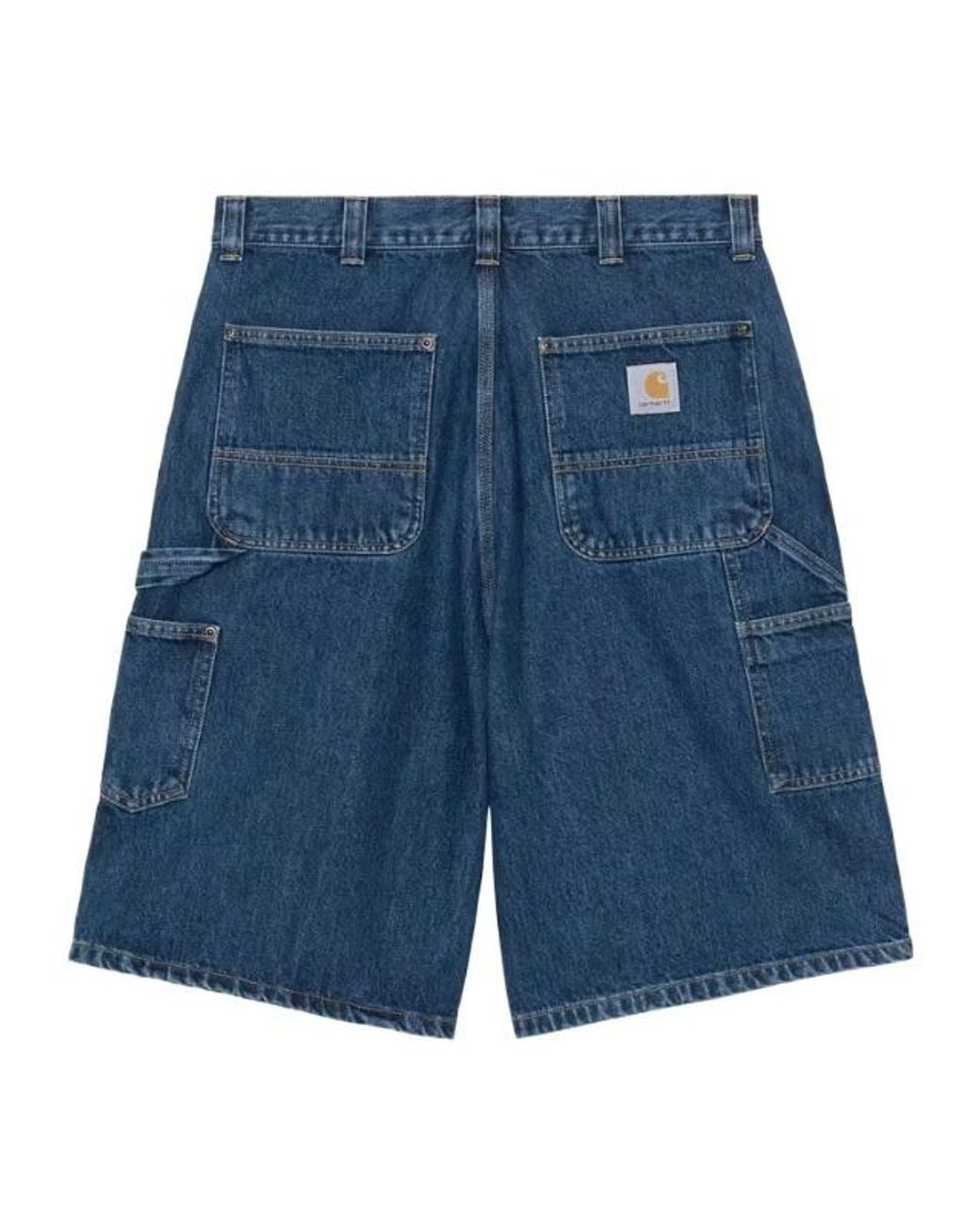 Carhartt Blue Og Double-Knee Denim Shorts for men