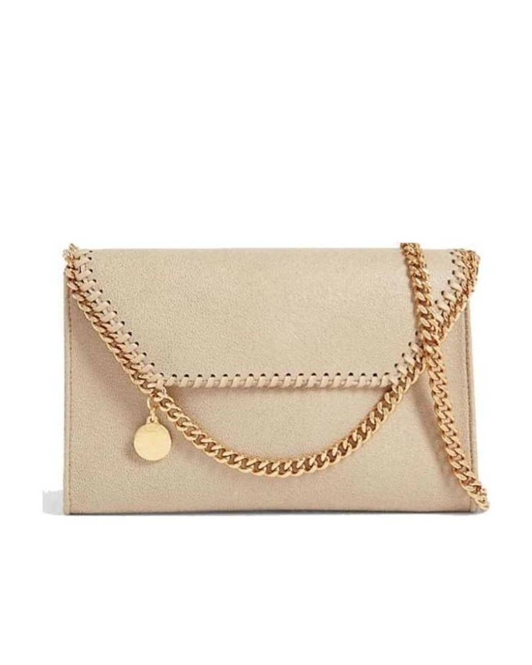 Stella McCartney Natural Falabella Mini Shoulder Bag