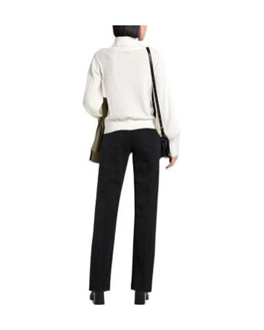 Isabel Marant Black High-Waisted Straight-Leg Jeans