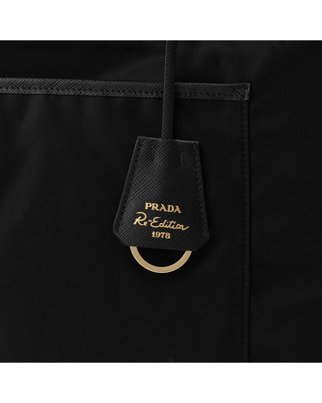 Prada Black Re Nylon Tote Bag