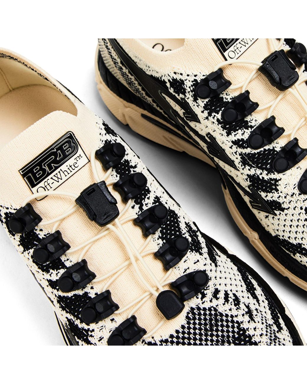 Off-White c/o Virgil Abloh Black Lightweight Knit Casual Shoes
