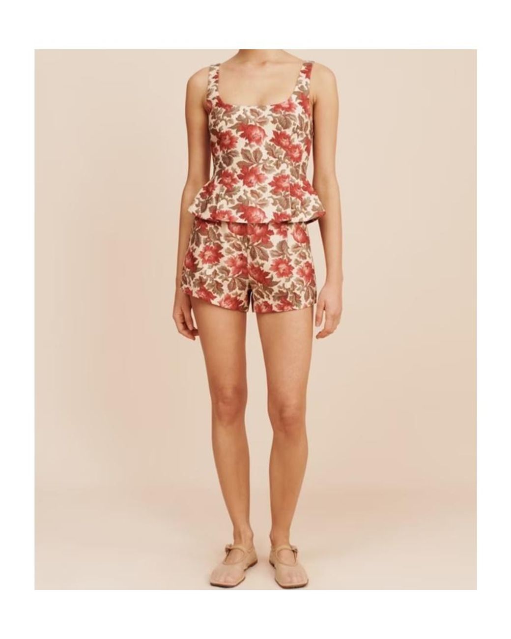 Posse Red Sleeveless Tops