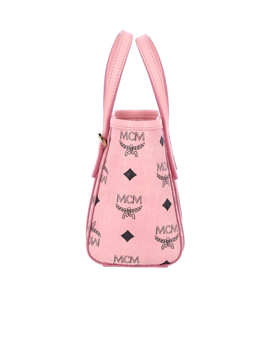 MCM Pink Toni Top-Zip Mini Shopper Bag for men