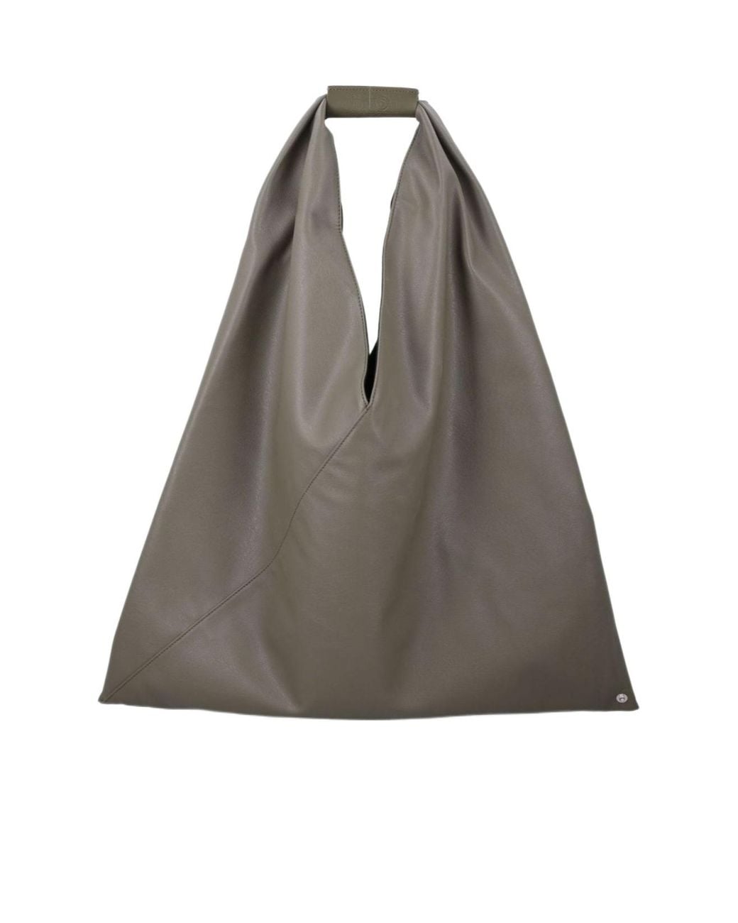 MM6 by Maison Margiela Brown Japanese Logo Detailed Tote Bag