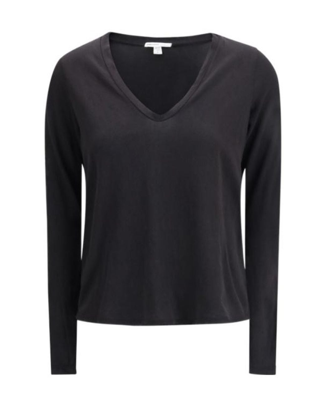 James Perse Black Cotton-Jersey T-Shirt
