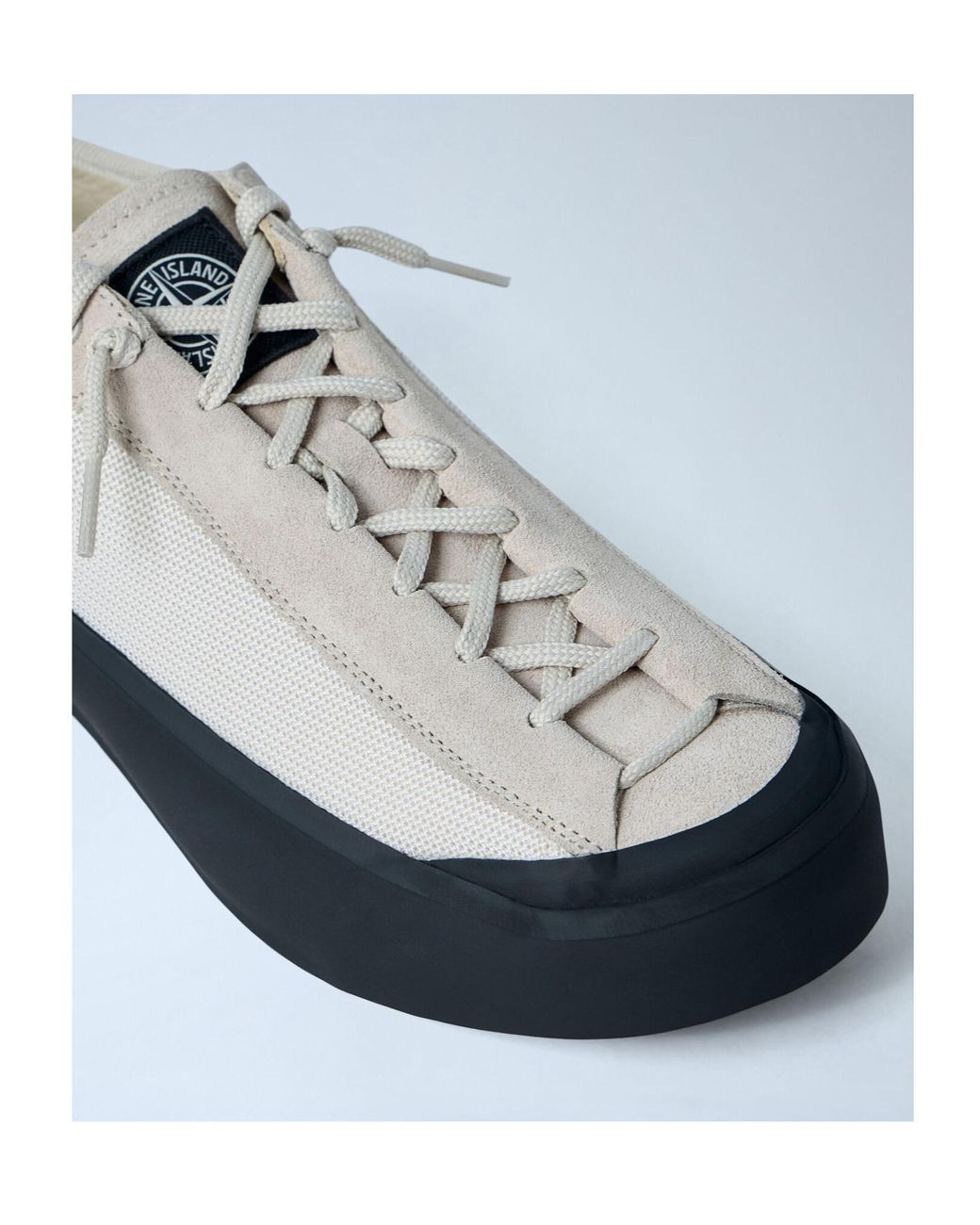 Stone Island Black Low-Top Sneakers for men