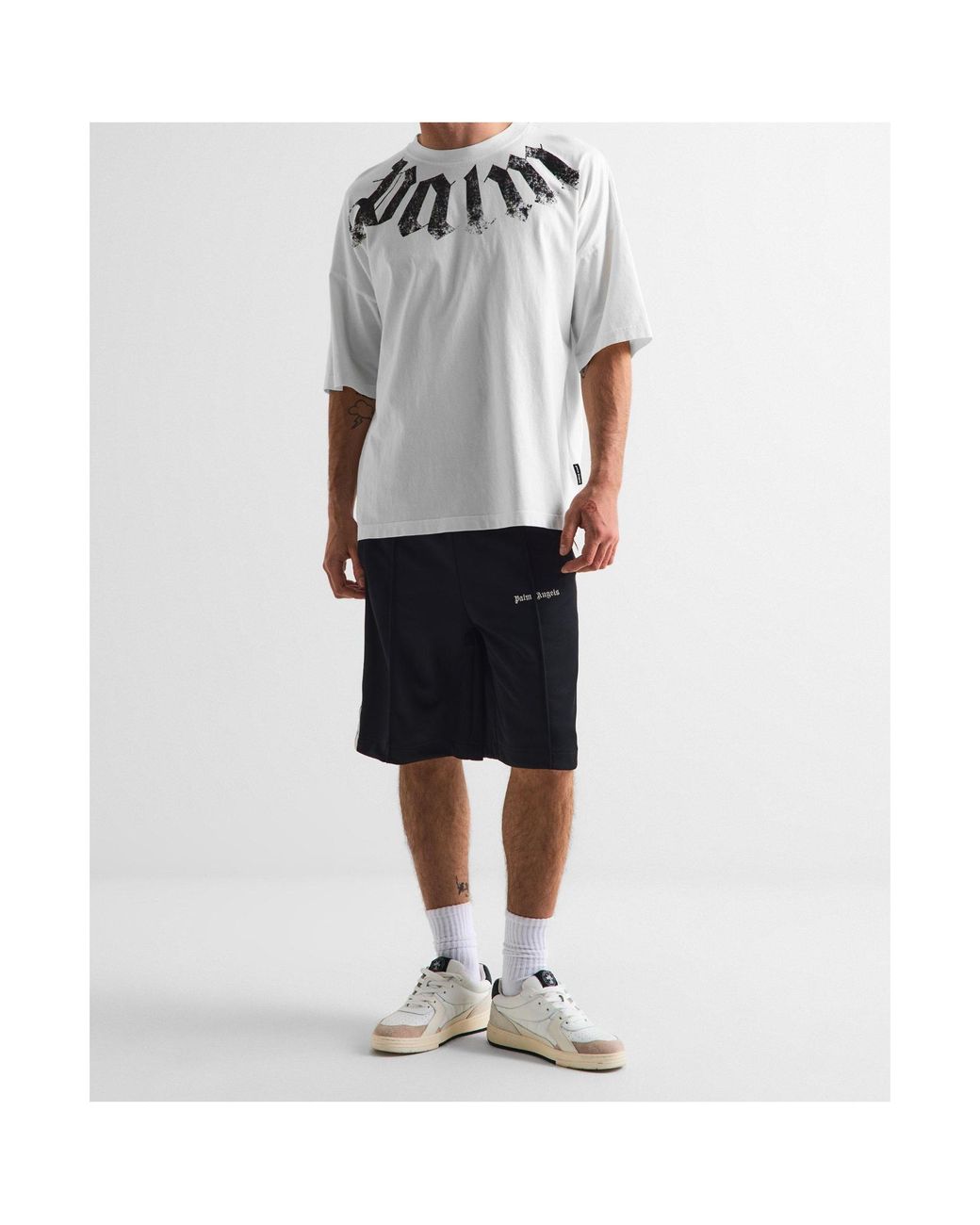 Palm Angels White T-Shirt for men