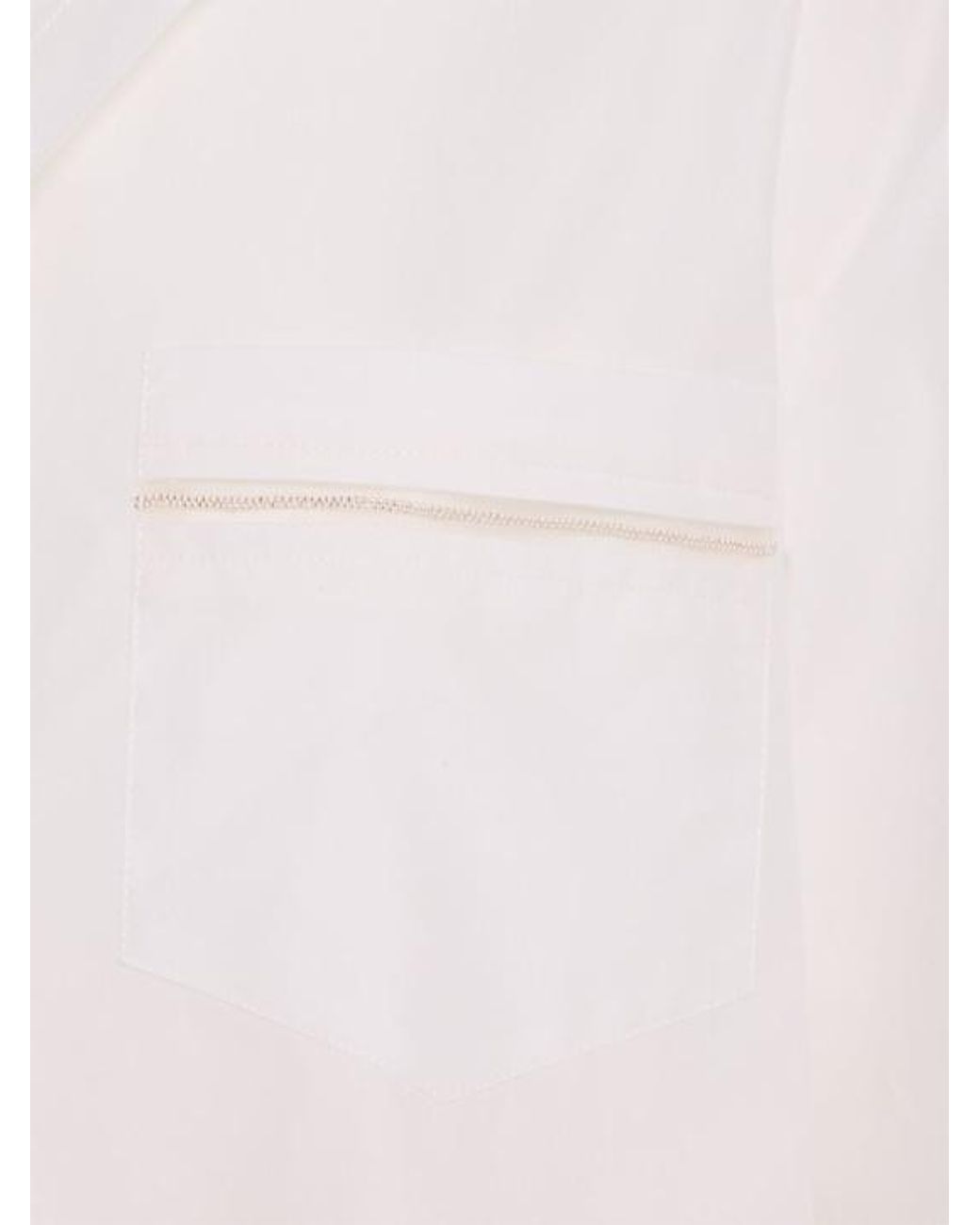 Fabiana Filippi White Short-Sleeved Polo Shirt