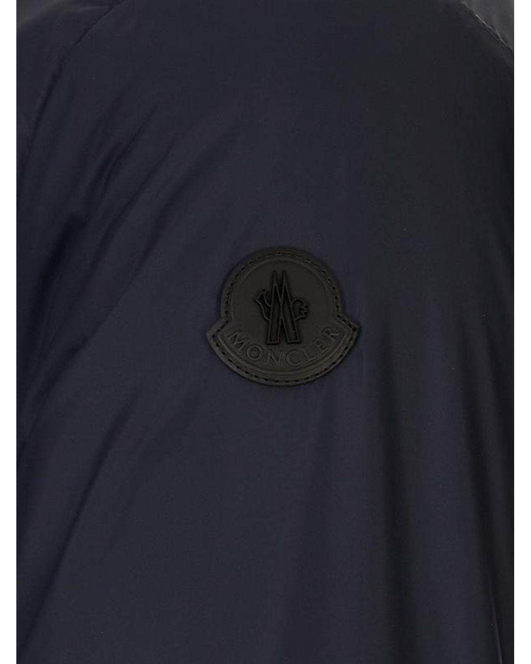 Moncler Gray Solienn Hooded Zip-Up Padded Jacket for men