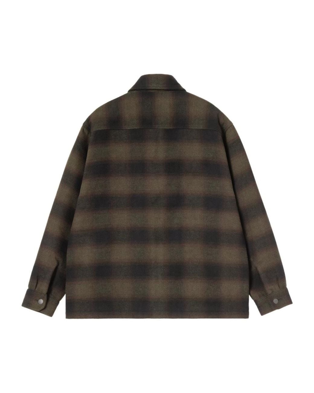 Carhartt Gray Alton Checked Zip Jacket for men