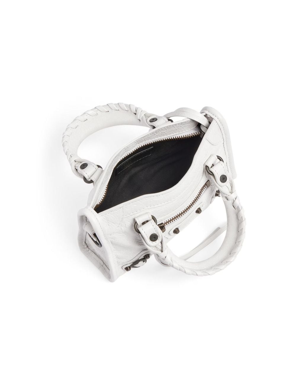 Balenciaga White Le City Bag Nano Top Handle Bag
